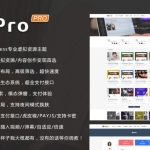 WordPress主题 RiPro v5.0高级付费素材资源类主题